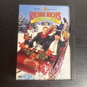 Richie Rich's Christmas Wish (DVD) Good Disc + Snap Case
